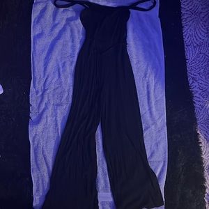 black legged jumpsuit